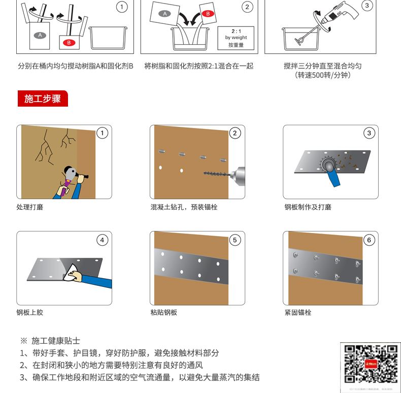 包钢东明粘钢加固施工过程